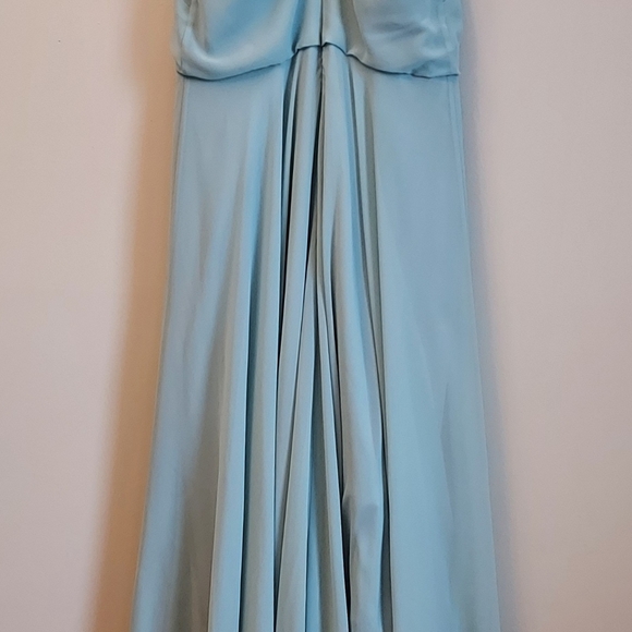 Jenny Yoo BHLDN Inesse Blue Maxi Dress Size 6 Bridemaid Wedding - Picture 6 of 12
